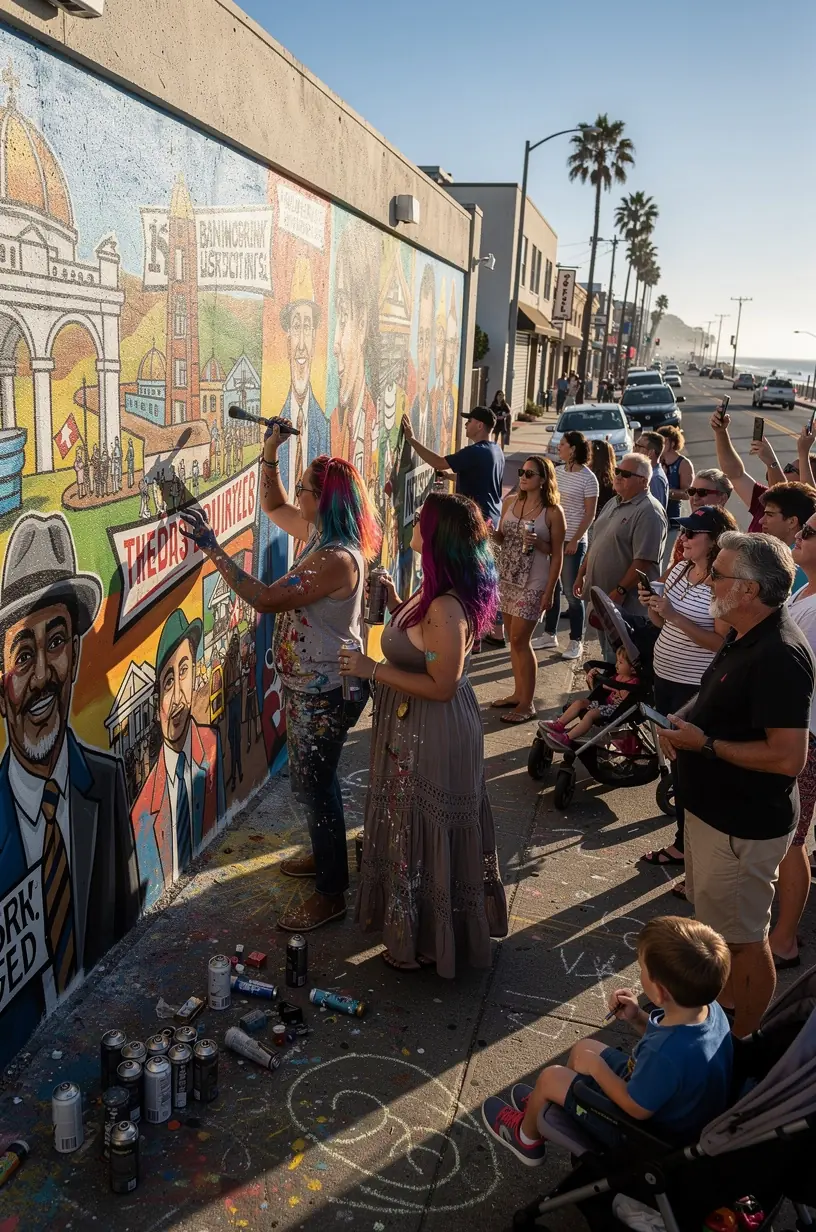 Community members engaging at a local club event.